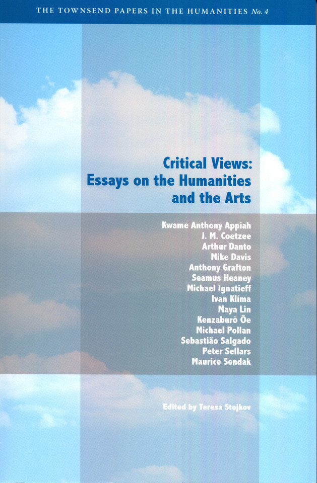 Critical Views: Essays on the Humanities and the Arts (Berkeley Forum in the Humanities) book cover by 