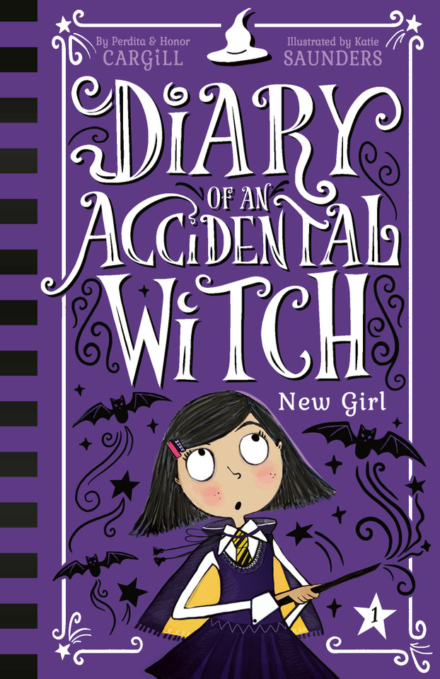 New Girl (Diary of an Accidental Witch) book cover by Perdita Cargill, Honor Cargill