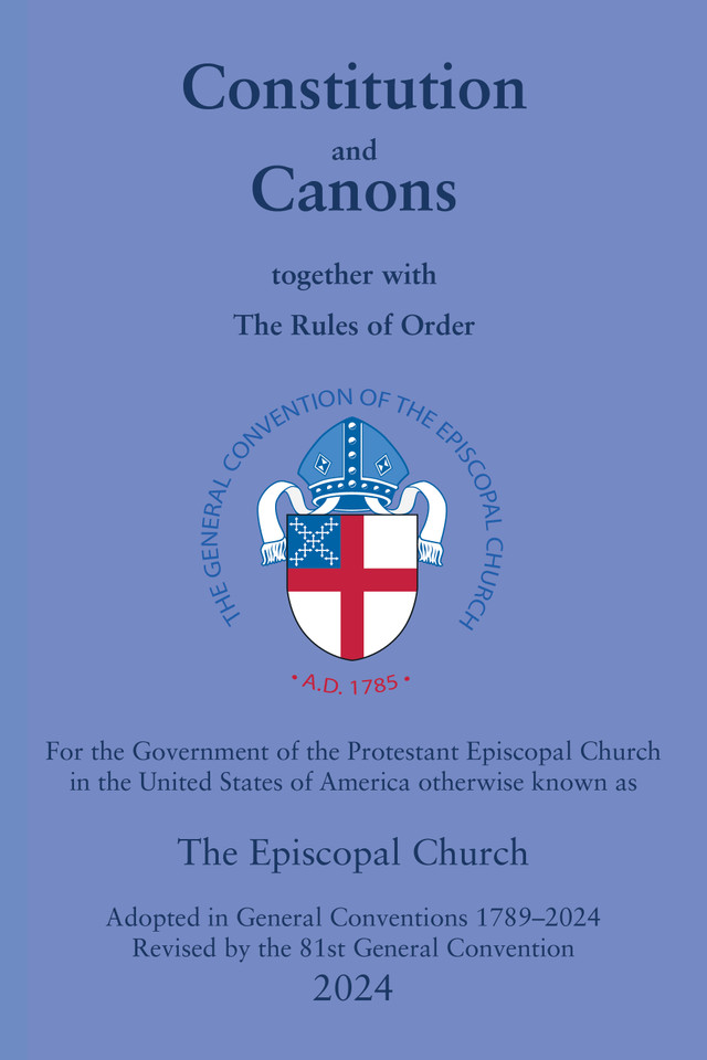 Constitution and Canons book cover by The Domestic and Foreign Missionary Society of The Protestant Episcopal Church