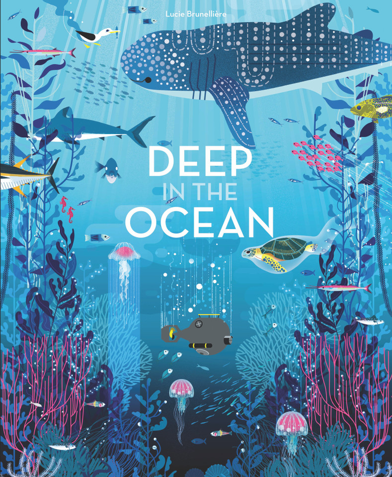 Deep in the Ocean: A Board Book book cover by Lucie Brunellière