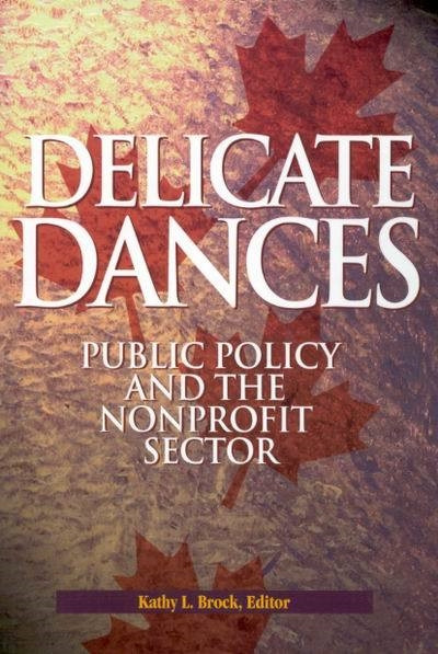Delicate Dances: Public Policy and the Nonprofit Sector (Queen's Policy Studies Series #79) book cover by Kathy L. Brock