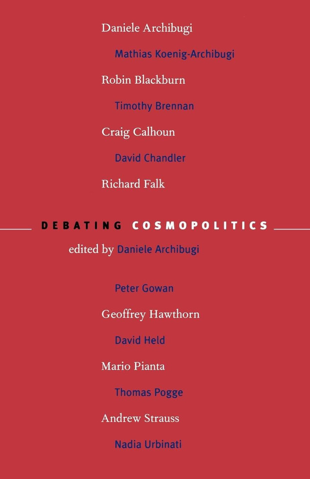 Debating Cosmopolitics (New Left Review Debates) book cover by 