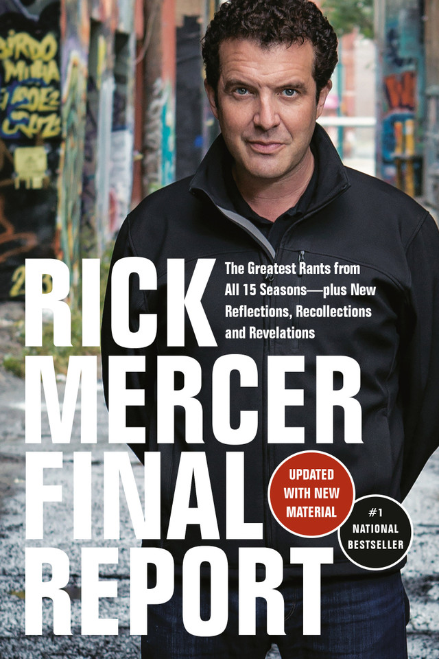 Rick Mercer Final Report book cover by Rick Mercer
