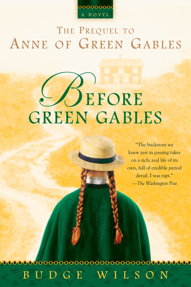 Before Green Gables book cover by Budge Wilson
