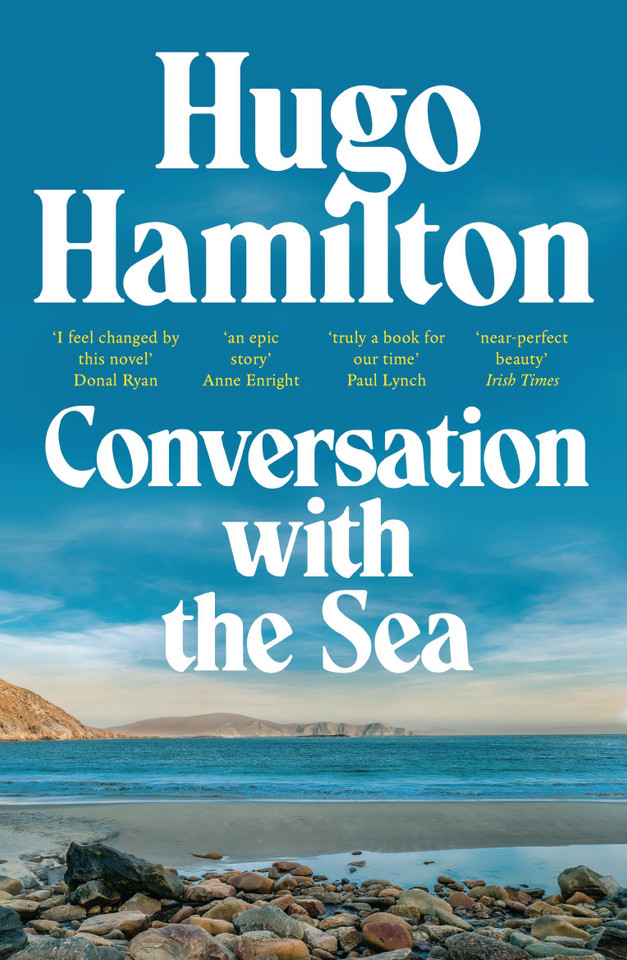 Conversation with the Sea book cover by Hugo Hamilton