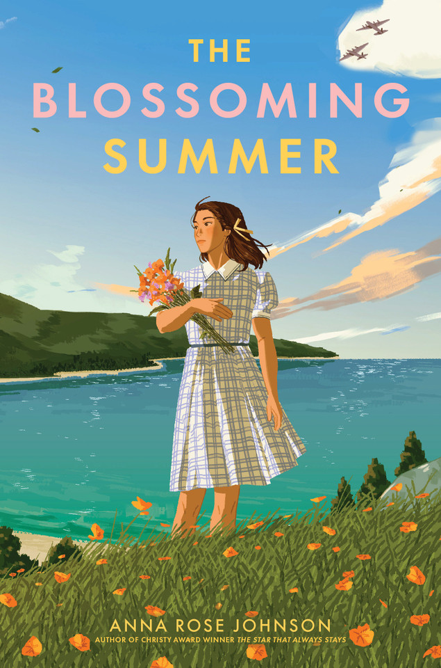 The Blossoming Summer book cover by Anna Rose Johnson