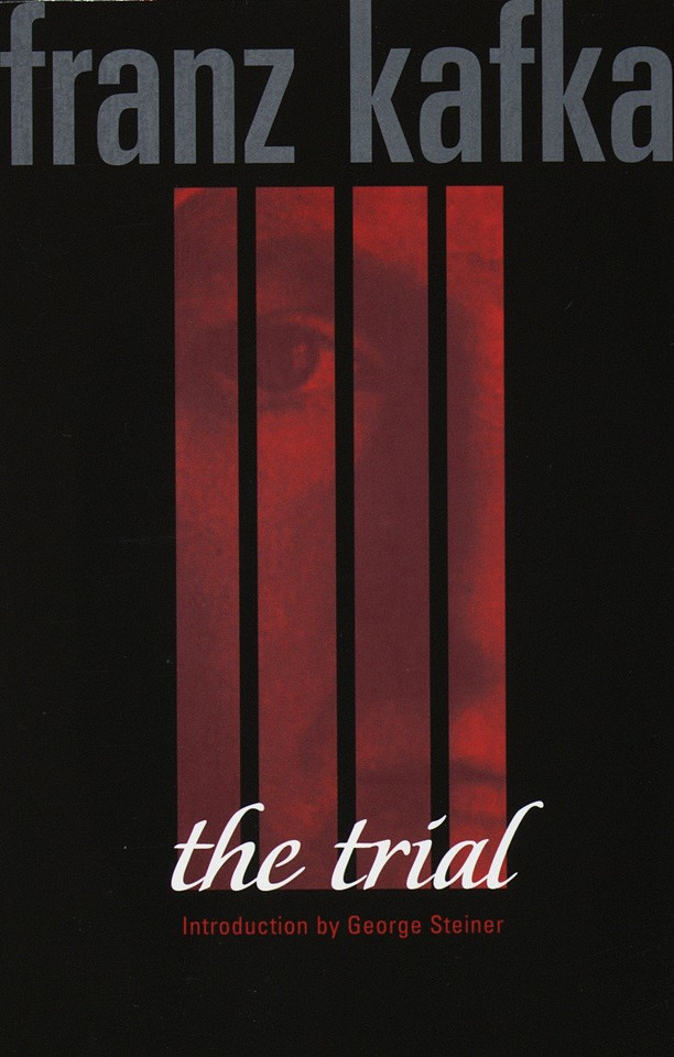 The Trial book cover by Franz Kafka