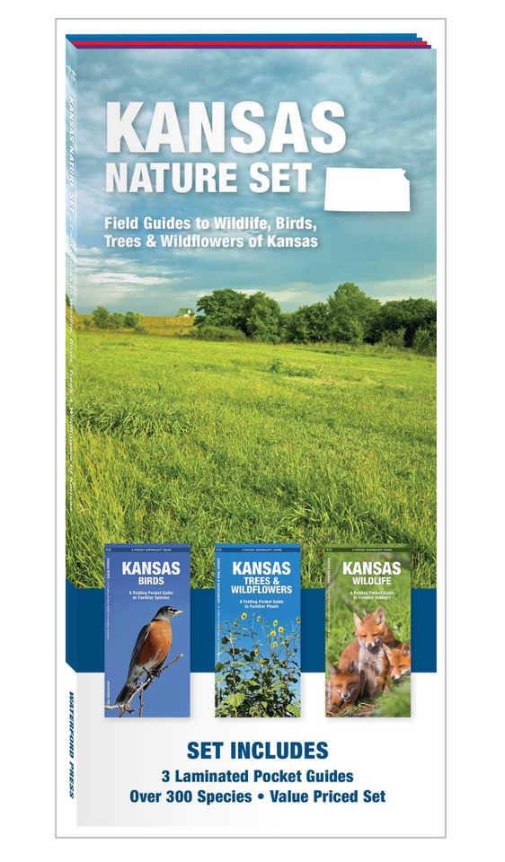 Kansas Nature Set: Field Guides to Wildlife, Birds, Trees & Wildflowers of Kansas (Nature Observation North America) book cover by 
