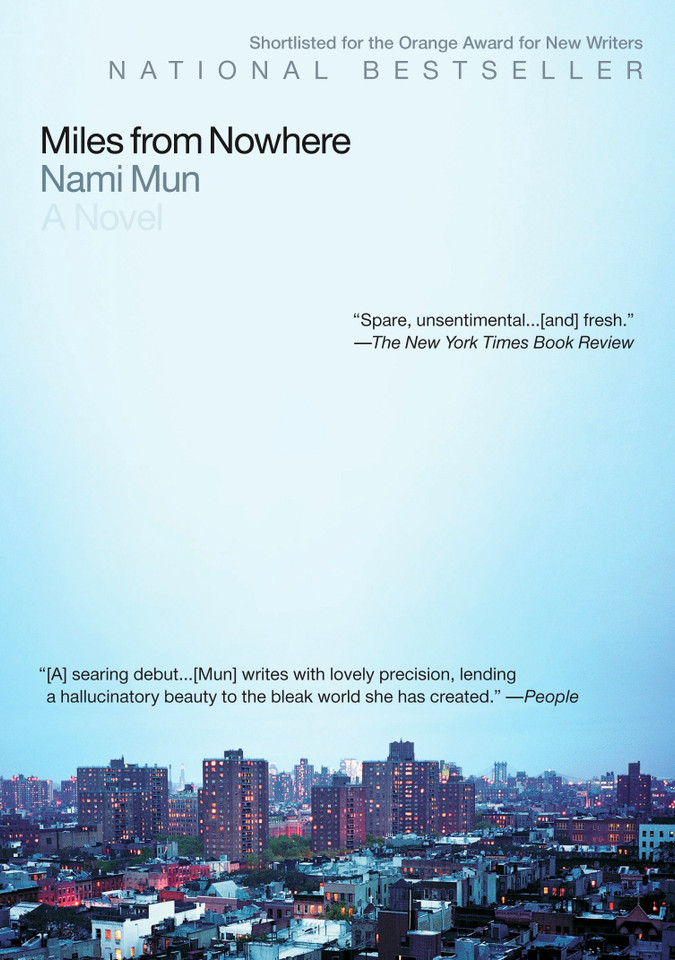 Miles from Nowhere book cover by Nami Mun