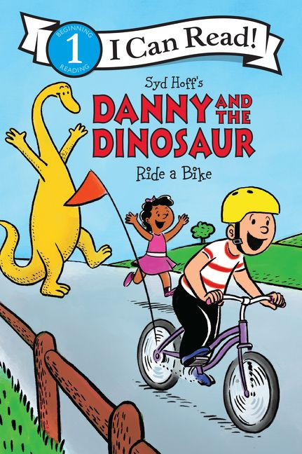 Danny and the Dinosaur Ride a Bike (I Can Read Level 1) book cover by Syd Hoff
