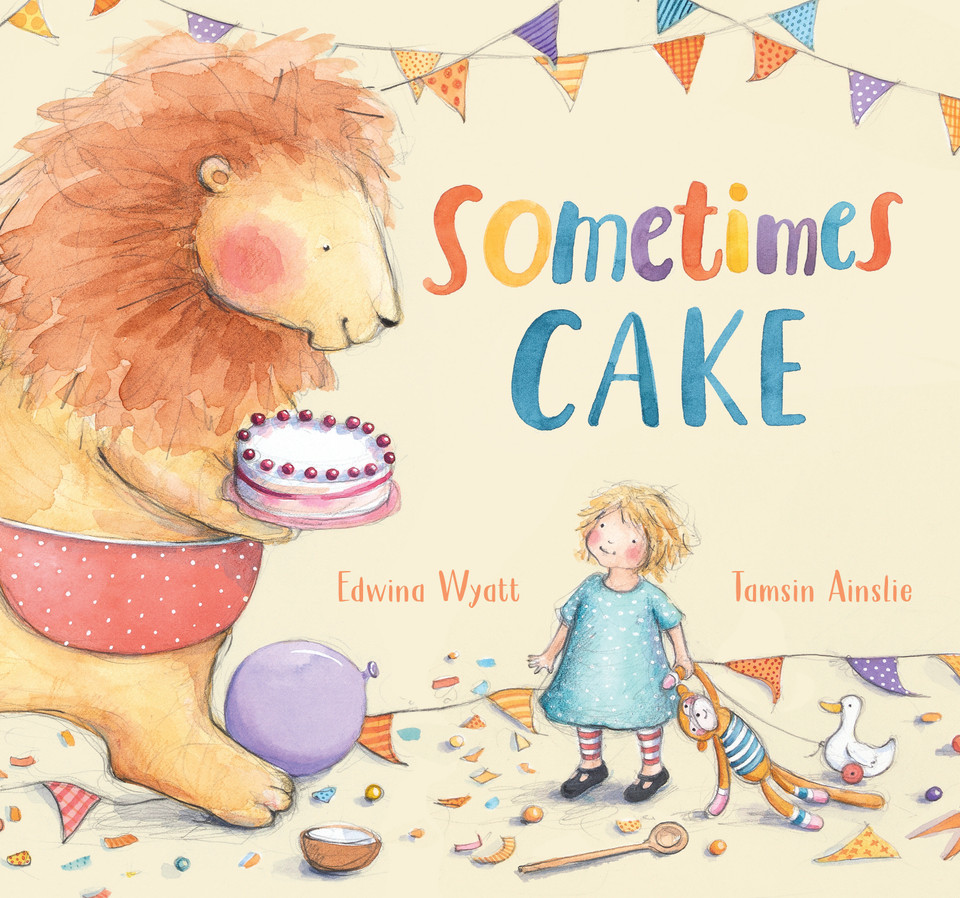 Sometimes Cake book cover by Edwina Wyatt