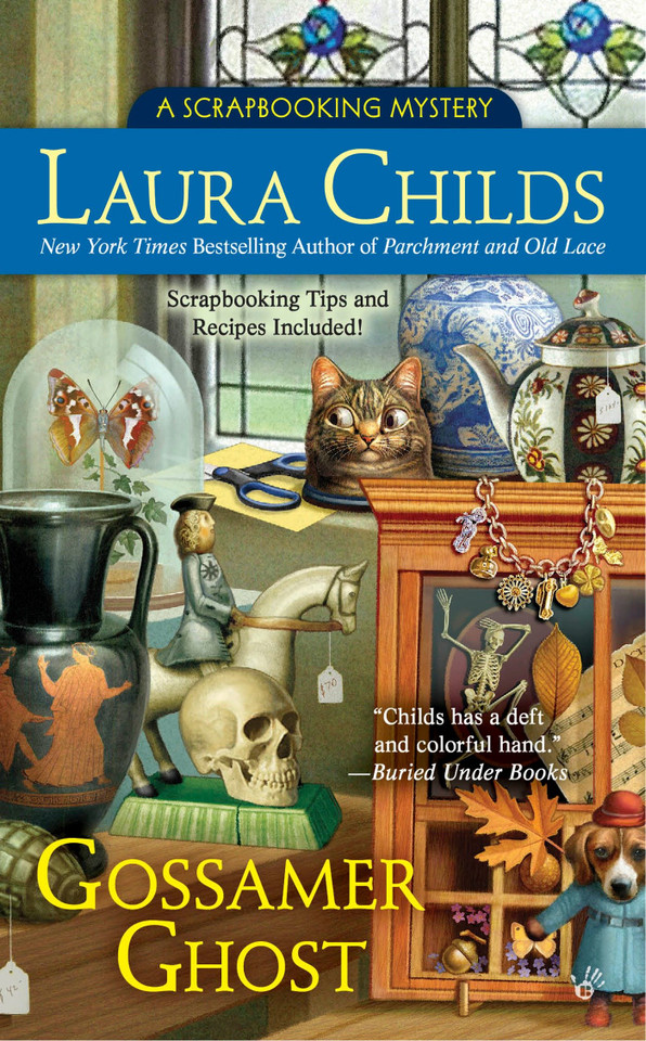 Gossamer Ghost (A Scrapbooking Mystery) book cover by Laura Childs
