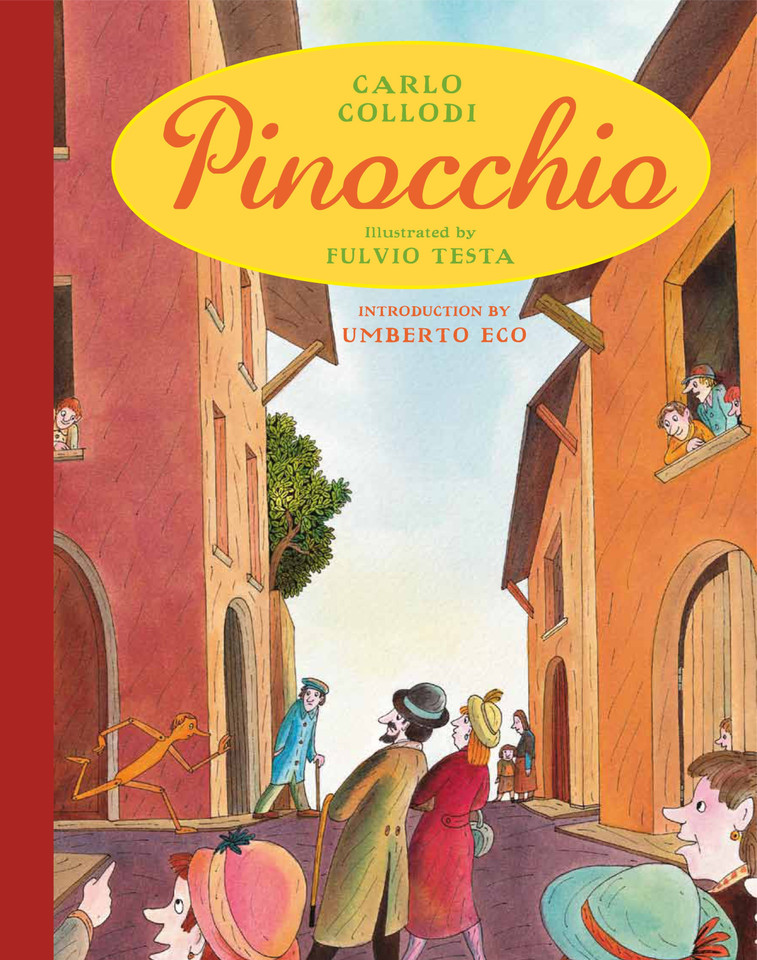 Pinocchio (illustrated) book cover by Carlo Collodi
