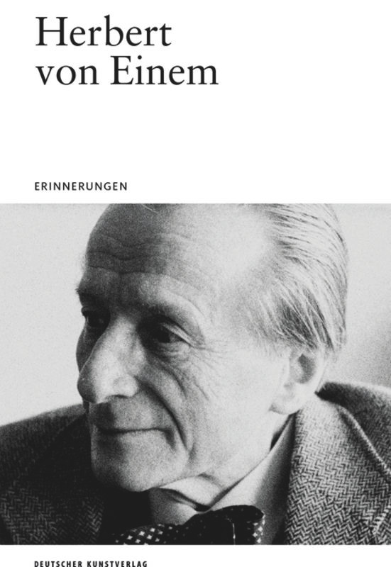 Herbert von Einem: Erinnerungen (Opaion #4) book cover by 