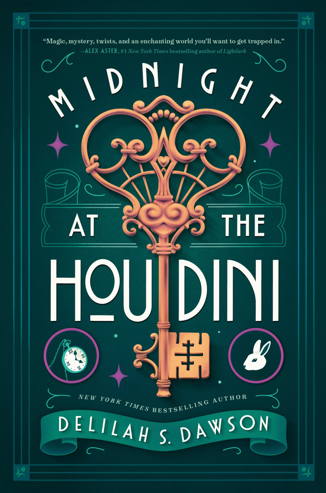 Midnight at the Houdini book cover by Delilah S. Dawson