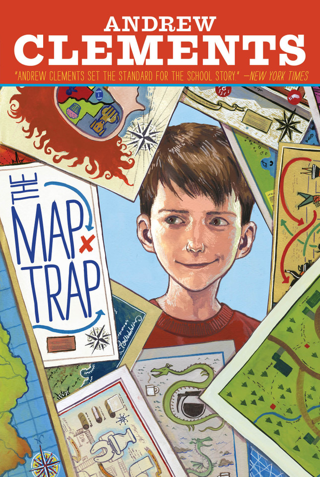 The Map Trap book cover by Andrew Clements