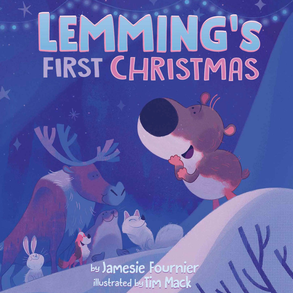 Lemming's First Christmas book cover by Jamesie Fournier