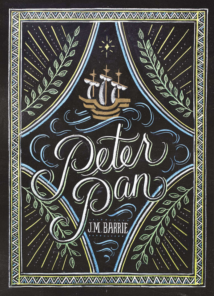 Peter Pan (Puffin Chalk) book cover by J. M. Barrie