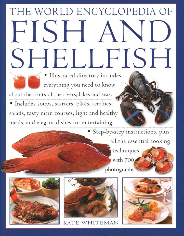 The World Encyclopedia of Fish & Shellfish book cover by Kate Whiteman