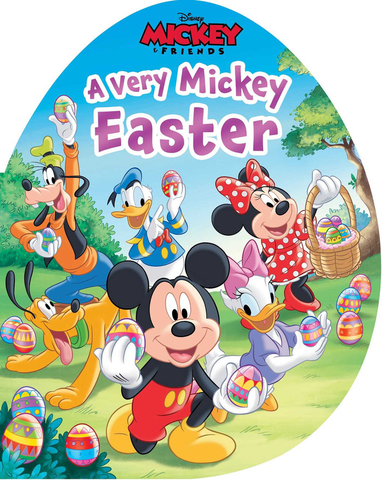 Disney Mickey & Friends: A Very Mickey Easter (Shaped Board Books) book cover by Delaney Foerster