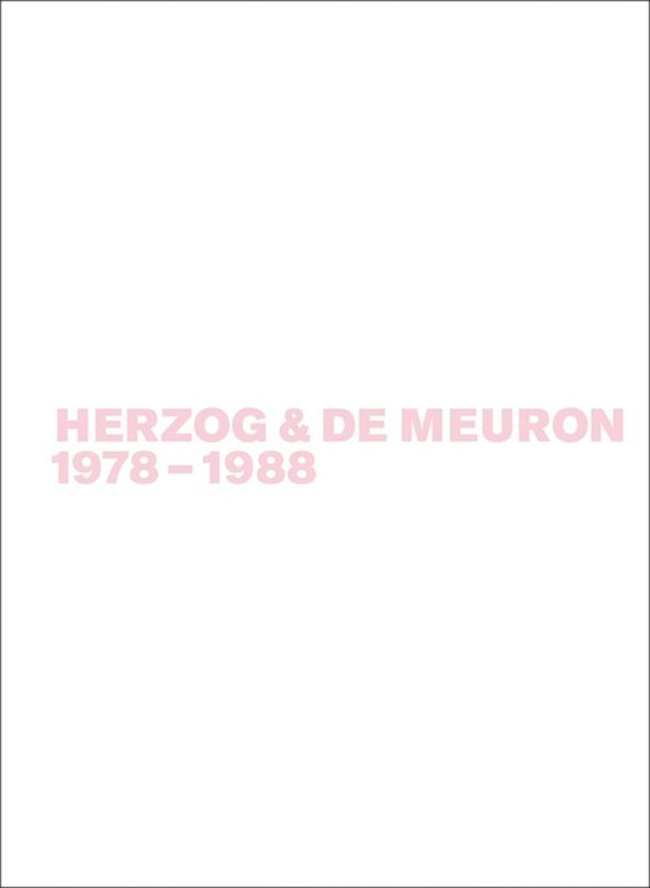 Herzog & de Meuron 1978-1988 book cover by Gerhard Mack