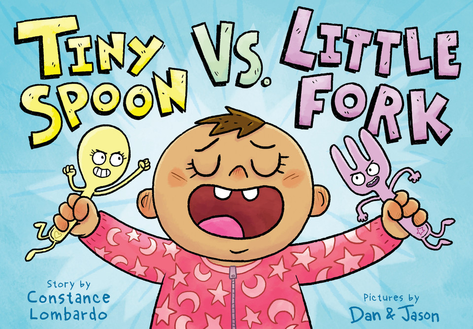 Tiny Spoon vs. Little Fork book cover by Constance Lombardo