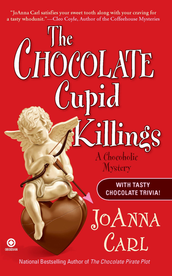 The Chocolate Cupid Killings: A Chocoholic Mystery (Chocoholic Mystery) book cover by JoAnna Carl
