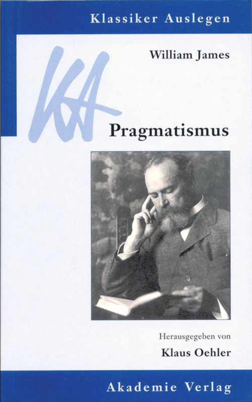 William James: Pragmatismus book cover by 