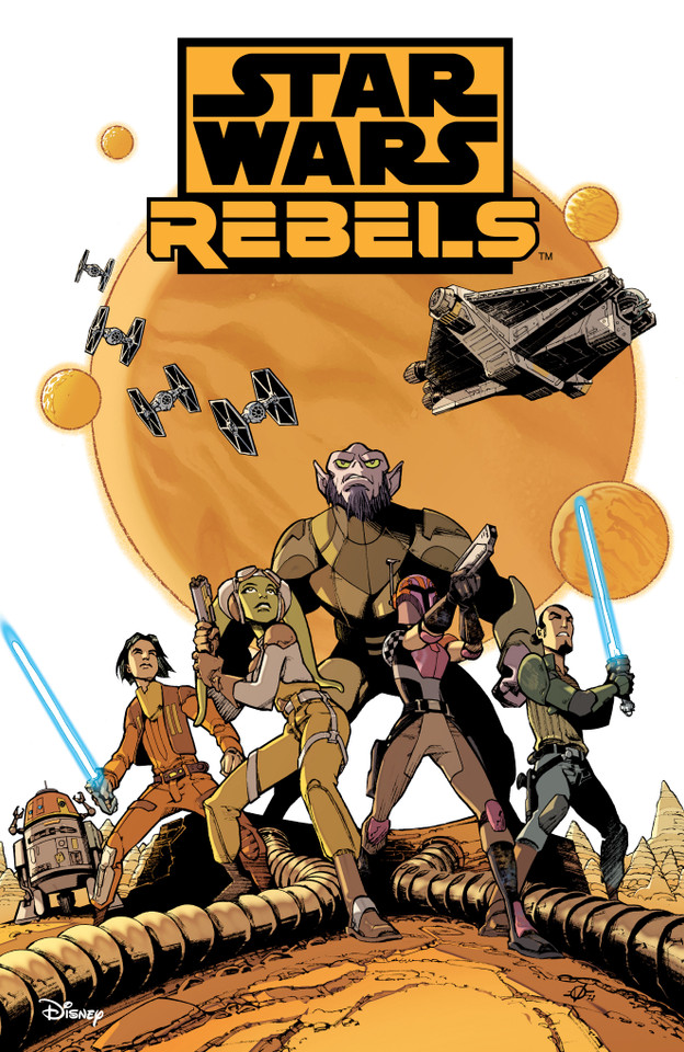 Star Wars: Rebels book cover by Martin Fisher, Jeremy Barlow, Alec Worley