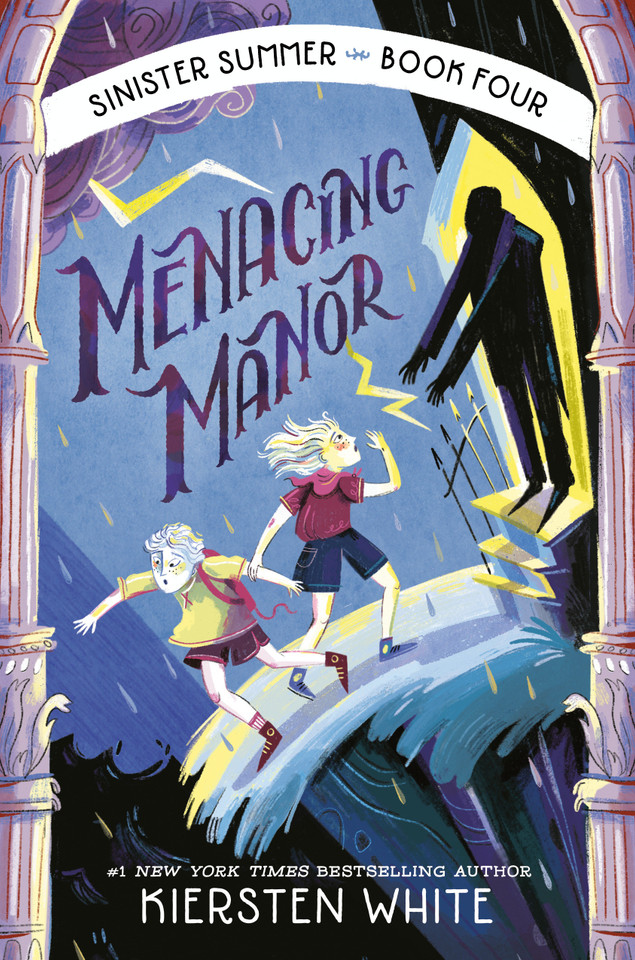 Menacing Manor (The Sinister Summer Series) book cover by Kiersten White
