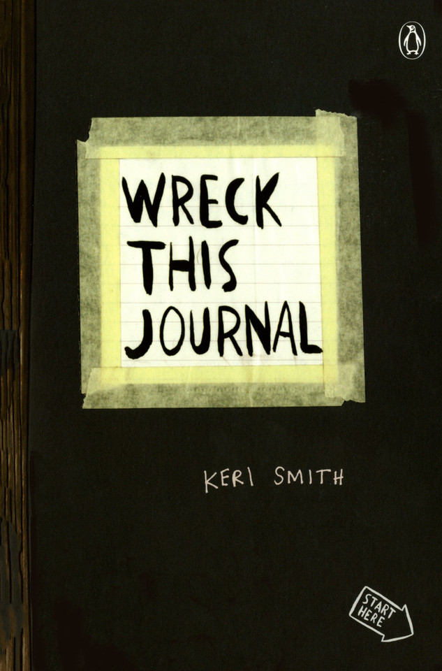 Wreck This Journal (Black) Expanded Edition book cover by Keri Smith