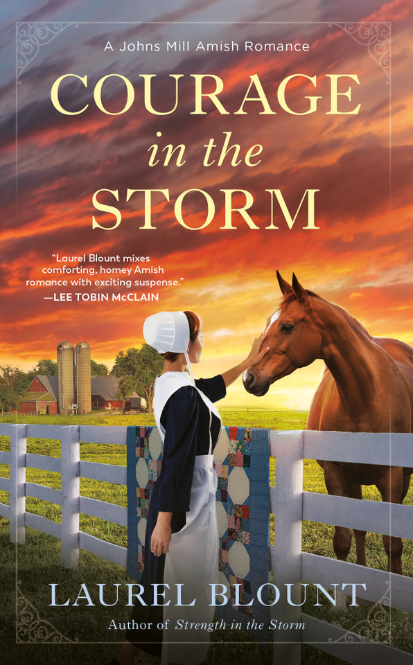 Courage in the Storm (A Johns Mill Amish Romance) book cover by Laurel Blount
