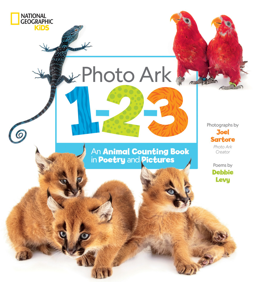 Photo Ark 1-2-3: An Animal Counting Book in Poetry and Pictures book cover by Debbie Levy