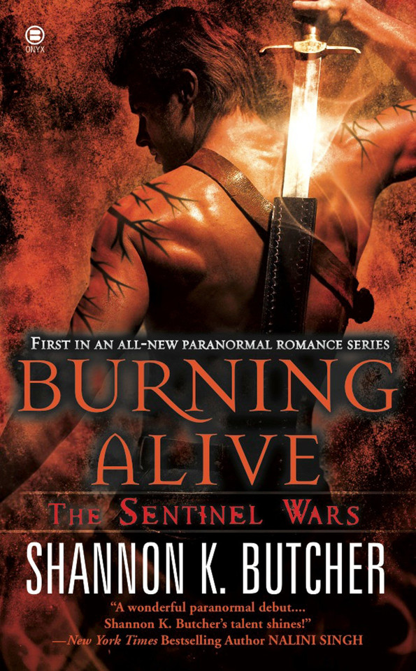 Burning Alive: The Sentinel Wars (The Sentinel Wars) book cover by Shannon K. Butcher