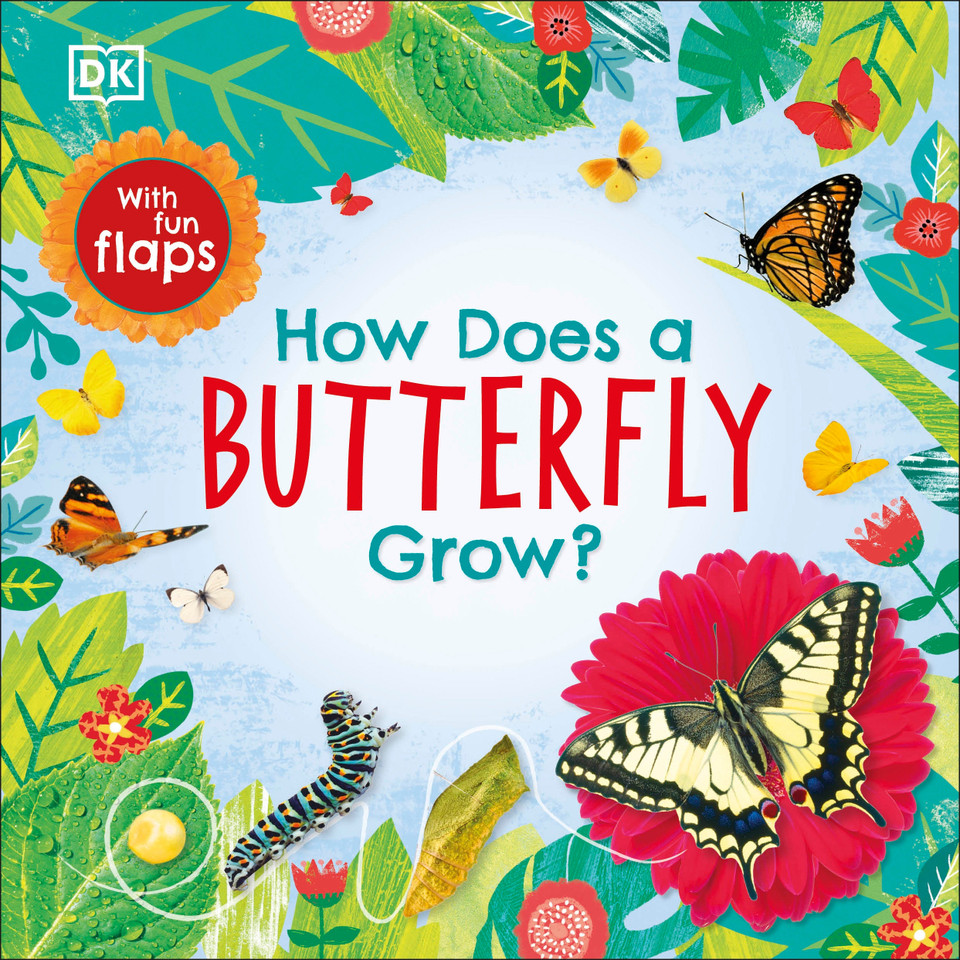 How Does a Butterfly Grow? (Life Cycle Board Books) book cover by DK