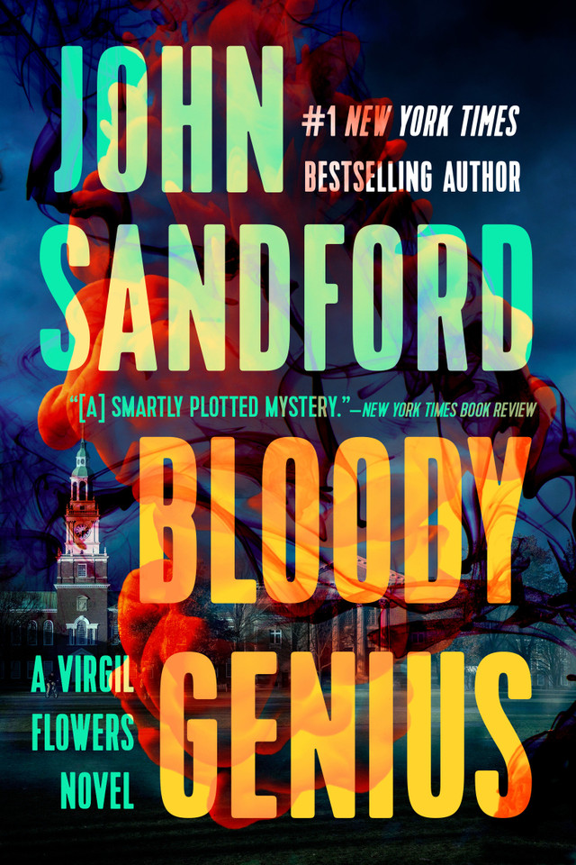 Bloody Genius (A Virgil Flowers Novel) book cover by John Sandford