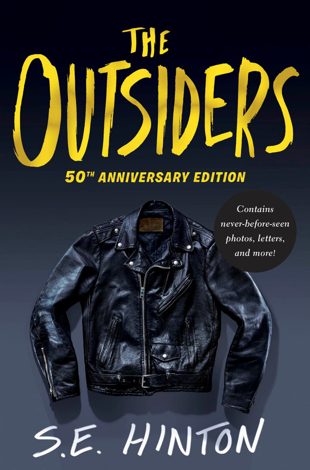 The Outsiders 50th Anniversary Edition book cover by S. E. Hinton