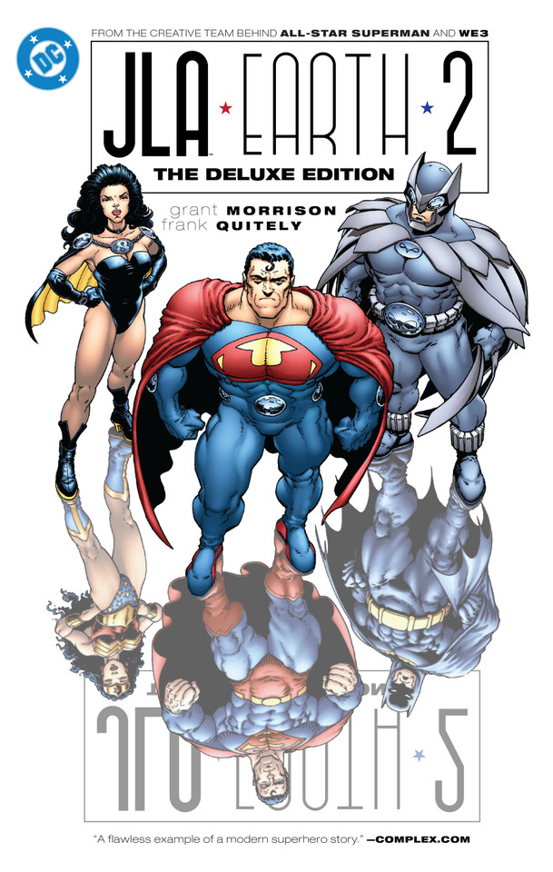 JLA Earth 2 Deluxe Edition (2025 Edition) book cover by Grant Morrison