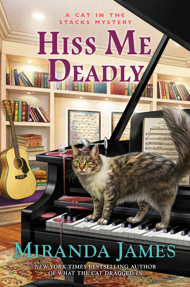 Hiss Me Deadly (Cat in the Stacks Mystery) book cover by Miranda James