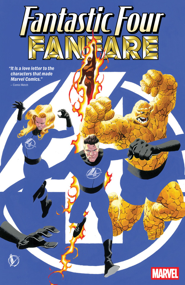 Fantastic Four Fanfare (FANTASTIC FOUR FANFARE) book cover by Alan Davis, Mark Waid