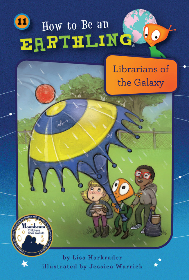 Librarians of the Galaxy (Book 11) (How to Be an Earthling) book cover by Lisa Harkrader