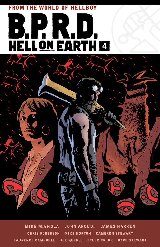 B.P.R.D. Hell on Earth Volume 4 book cover by Mike Mignola, John Arcudi, Cameron Stewart, Chris Roberson