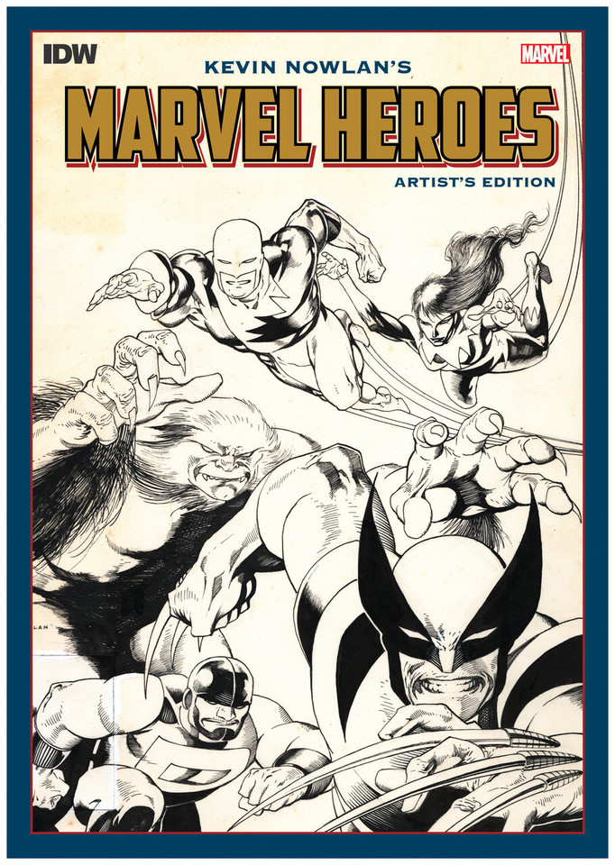Kevin Nowlan's Marvel Heroes Artist's Edition (Artist Edition) book cover by 
