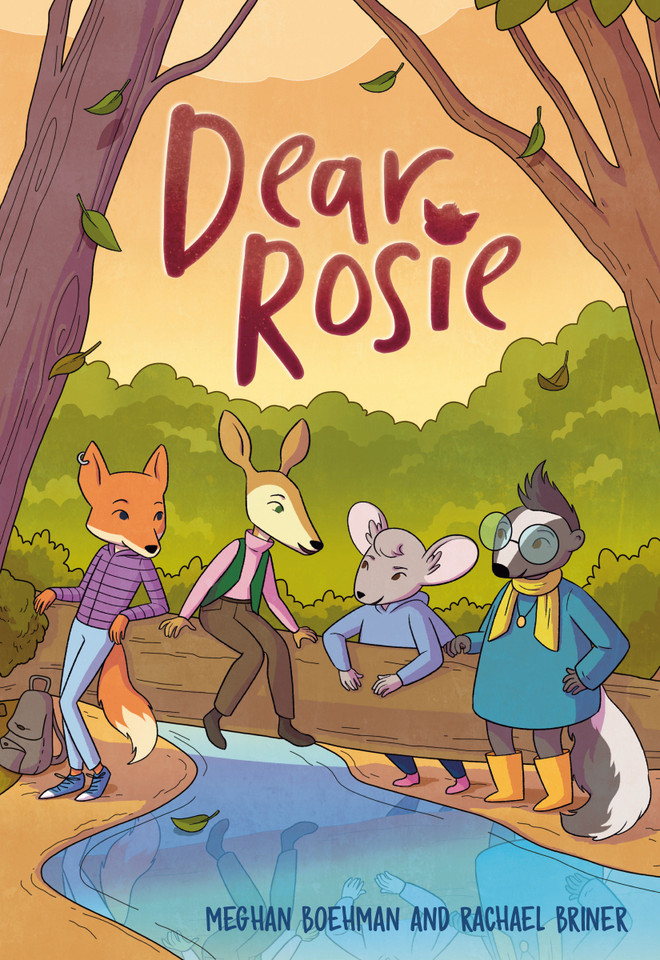 Dear Rosie: (A Graphic Novel) book cover by Meghan Boehman, Rachael Briner