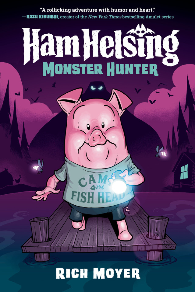 Ham Helsing #2: Monster Hunter (Ham Helsing) book cover by Rich Moyer