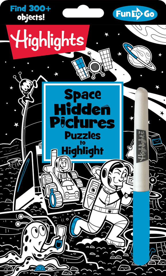 Space Hidden Pictures Puzzles to Highlight: Space-Themed Hidden Pictures Activity Book for Kids with Neon Highlighter Puzzles (Highlights Hidden Pictures Puzzles to Highlight Activity Books) book cover by 