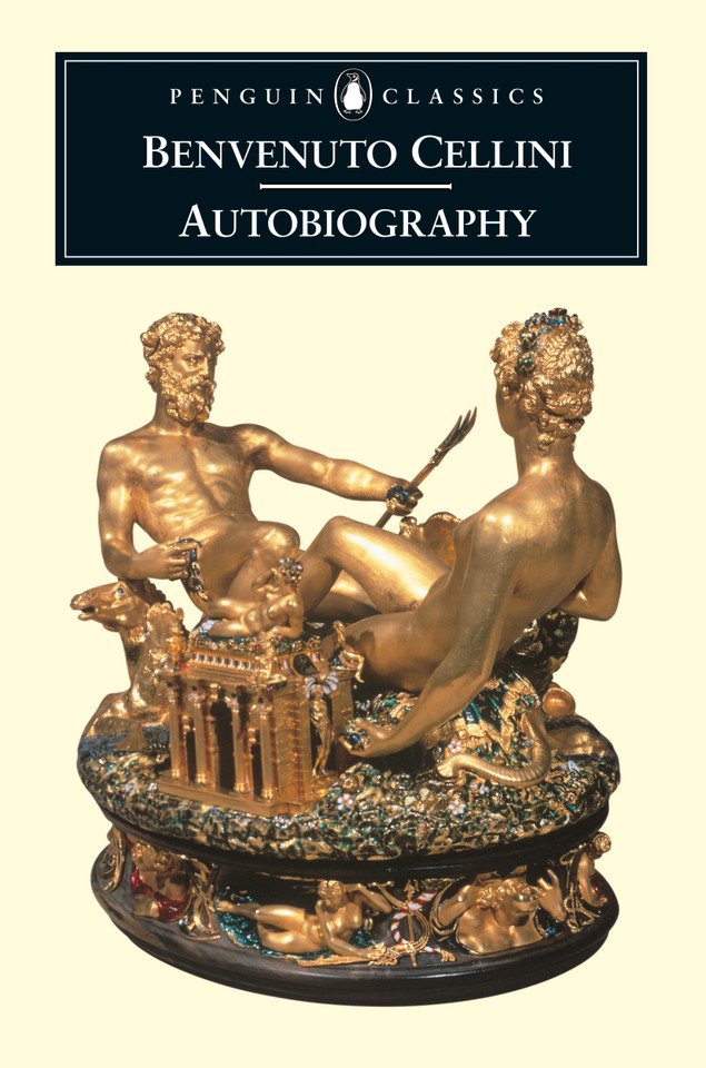 Autobiography book cover by Benvenuto Cellini