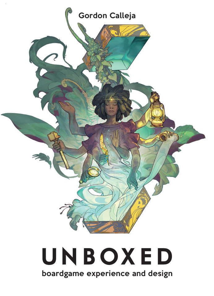 Unboxed: Board Game Experience and Design book cover by Gordon Calleja