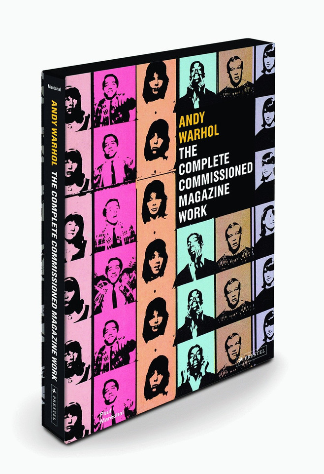 Andy Warhol: The Complete Commissioned Magazine Work book cover by Paul Marechal