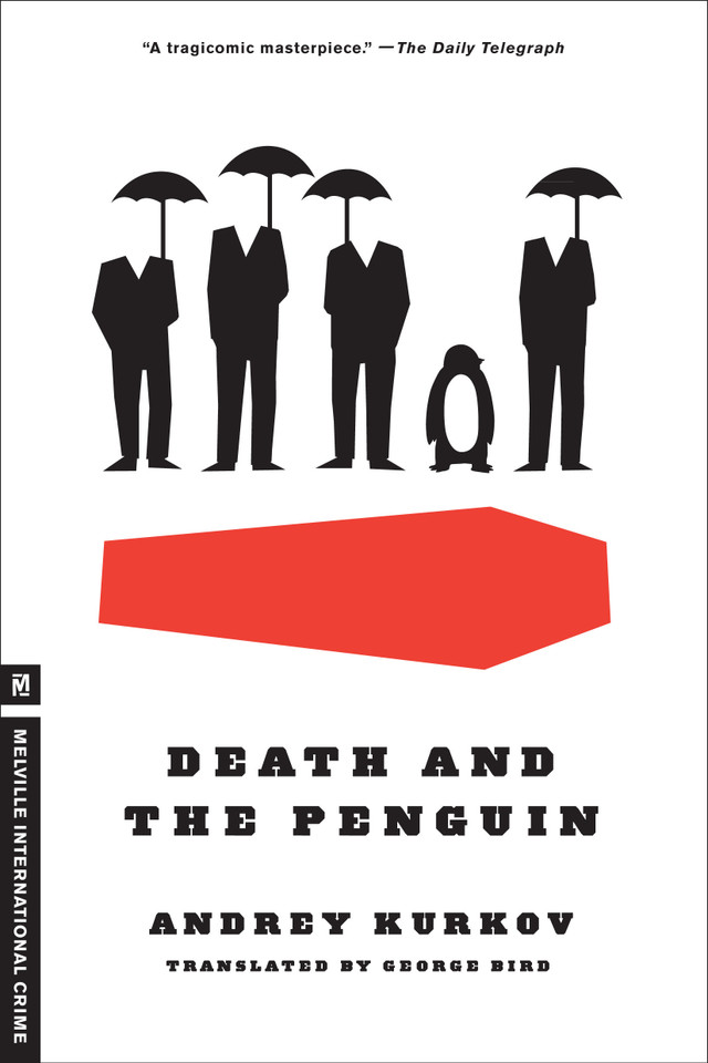 Death and the Penguin book cover by Andrey Kurkov